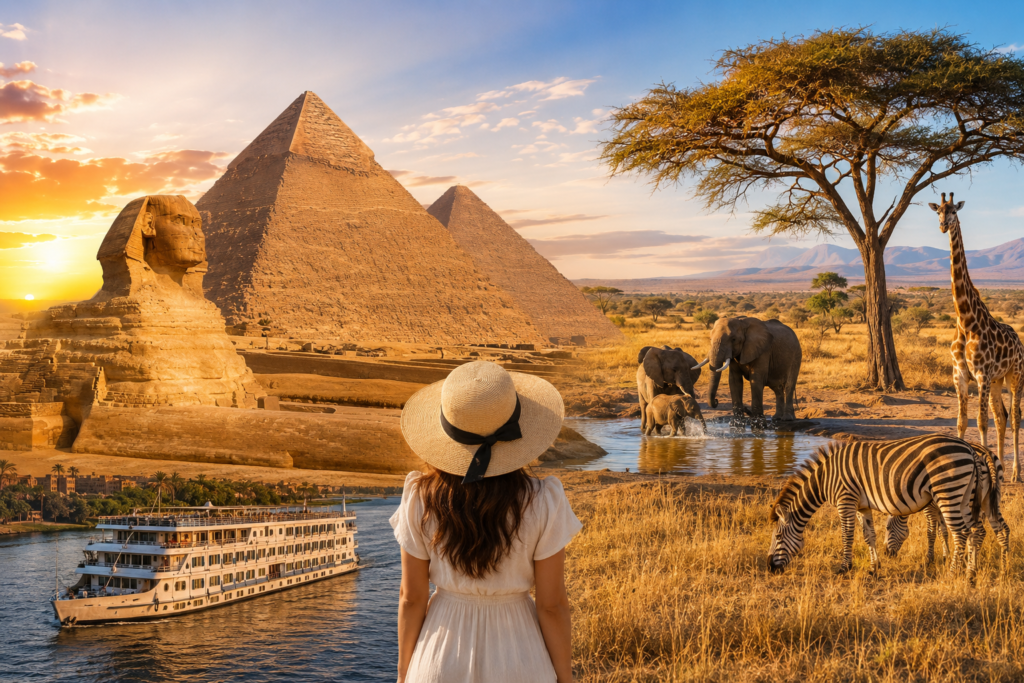 Safari en Kenia y Egipto